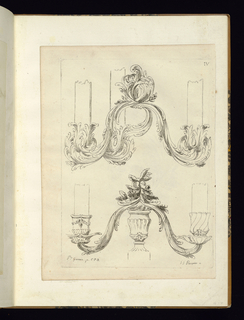 Print, Designs for Candelabra