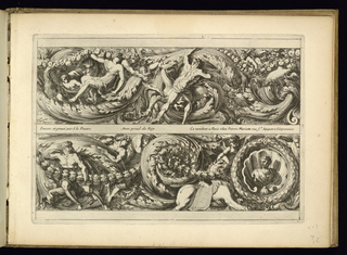 Print, Two Frieze Designs