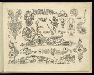 Print, Designs for Firearms Ornament