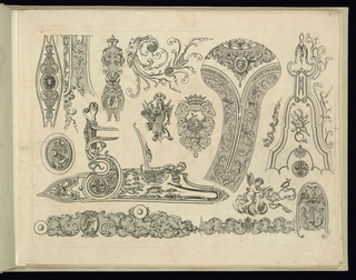 Print, Designs for Firearms Ornament