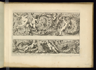 Print, Two Frieze Designs