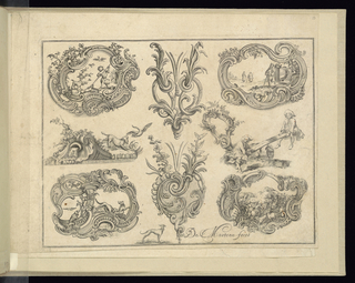 Print, Designs for Firearms Ornament