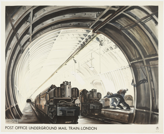 Poster, Post Office Underground Mail Train: London