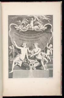 Print, Allegory for Garden Fountains