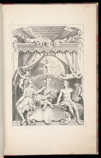 Print, Allegorical Scene with Minerva and Apollo