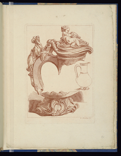 Bound Print, Ornamental Vase Design