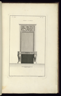 Print, Cheminée à la Moderne