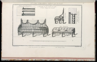 Print, Banquette avec des accotoirs