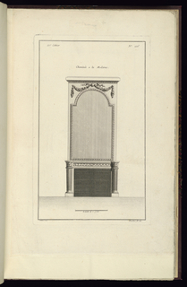 Print, Cheminée à la Moderne