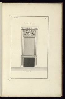 Print, Cheminée à la Moderne