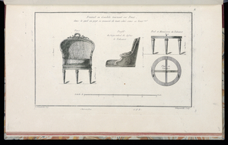 Print, Fauteuil en Gondole tournant sur Pivot