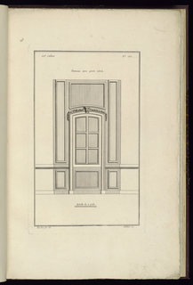 Print, Panneau avec porte vitrée