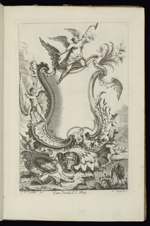 Bound Print, Cartouche with Triumph