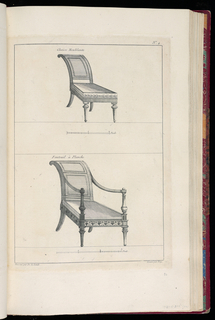 Print, Designs for Chairs