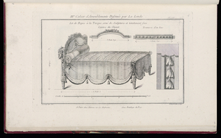 Print, Lit de Repos à la Turque orné de Sculptures et totalement fini