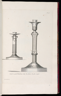 Print, Grand et petit Flambeaux dans les formes les plus simple