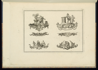 Print, Six Tailpiece Designs