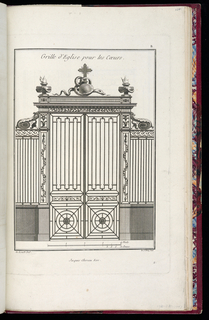 Print, Grille d'Eglise pour les Coeurs