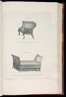 Print, Designs for Chairs
