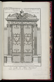 Print, La Grille du Pallais Marchand