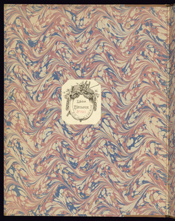 Album, Album of Arabesque Ornament Design and a Frontispiece