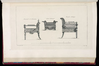 Print, Designs for Chairs