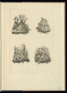 Print, Four Tailpiece Designs