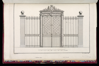 Print, Grille de Jardin