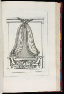 Print, Bed with Eagle