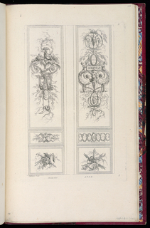 Print, Designs for Folding Doors or Panels