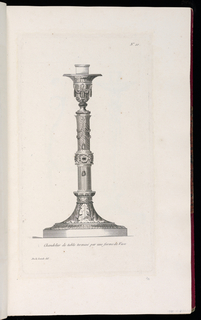 Print, Chandelier de Table terminé par une forme de Vase