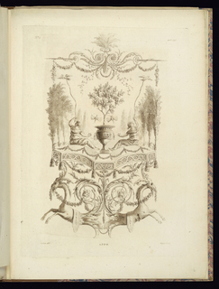 Print, Arabesque Ornament Design