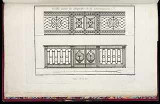 Print, Grilles pour les Chapelles de la Communion