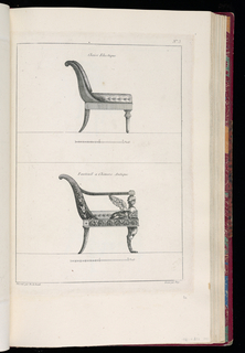 Print, Designs for Chairs