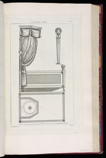 Print, Designs for Beds in the Style of Antiquity
