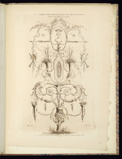 Print, Title Page: Arabesque Ornament Design