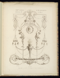 Print, Title Page: Arabesque Ornament Design