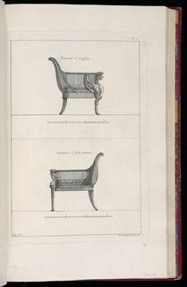 Print, Designs for Chairs