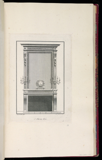 Print, Design for Fireplace Mantel Decoration