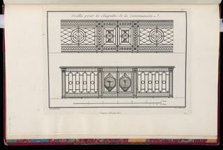 Print, Grilles pour les Chapelles de la Communion