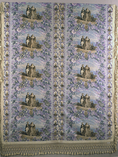 Bedcover, A.S.M. Da Isabel 2a La Espana Industrial 1860