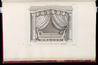 Print, Alcove à Fronton Angulaire