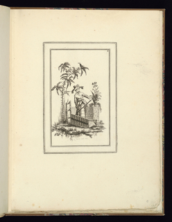 Print, Man in a Garden