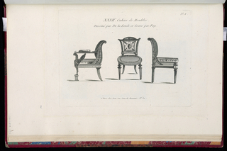 Print, Designs for Chairs