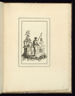 Print, Man with Birdcages