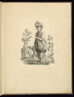 Print, Woman with a Basket