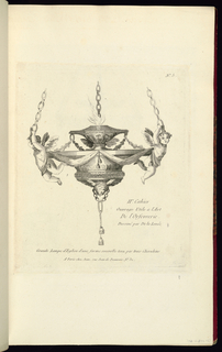 Print, Grande Lampe d'Eglise d'une forme nouvelle tenus par trois Cherubins