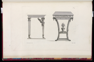 Print, Designs for Two Tables