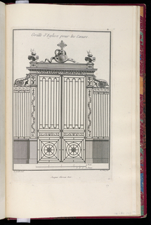 Print, Grille d'Eglise pour les Coeurs