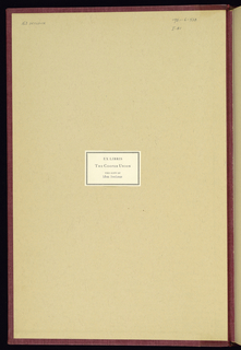 Book, L'architecture française, ou recueil des plans, élévations, coupes et profils des eglises, palais, hôtels et maisons particulières de Paris, et des chasteaux et maisons de campagne ou de plaisance des environs, et de plusieurs autres endroits de France (French Architecture, or Album of Plans, Elevations, Sections and Profiles of the Churches and Townhouses of Paris, and of the Châteaux and Country Houses of the Surroundings, and from Several Other Places in France)